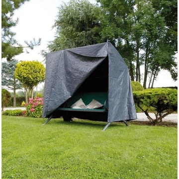 Nature Kerti hintaszék takaró, 170 x 255 x 143 cm, grafitszürke