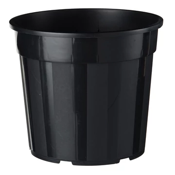 Nature Polipropilén beltéri virágcserép, 1 db, 6,3 l, 21,5 x D24 cm, fekete