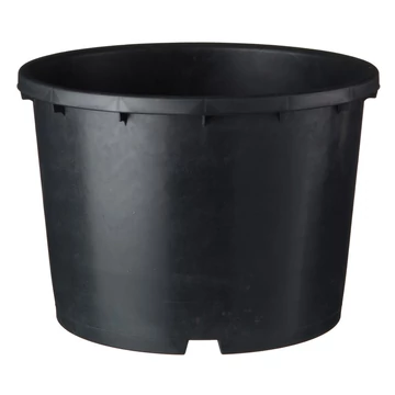 Nature Polietilén virágcserép, 25 l, 27,5 x D38,5 cm, fekete