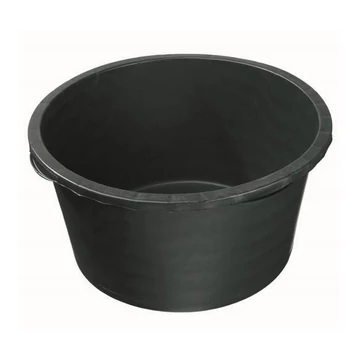Nature Polietilén virágcserép füles peremmel, 150 l, 31 x D87,5 cm, fekete